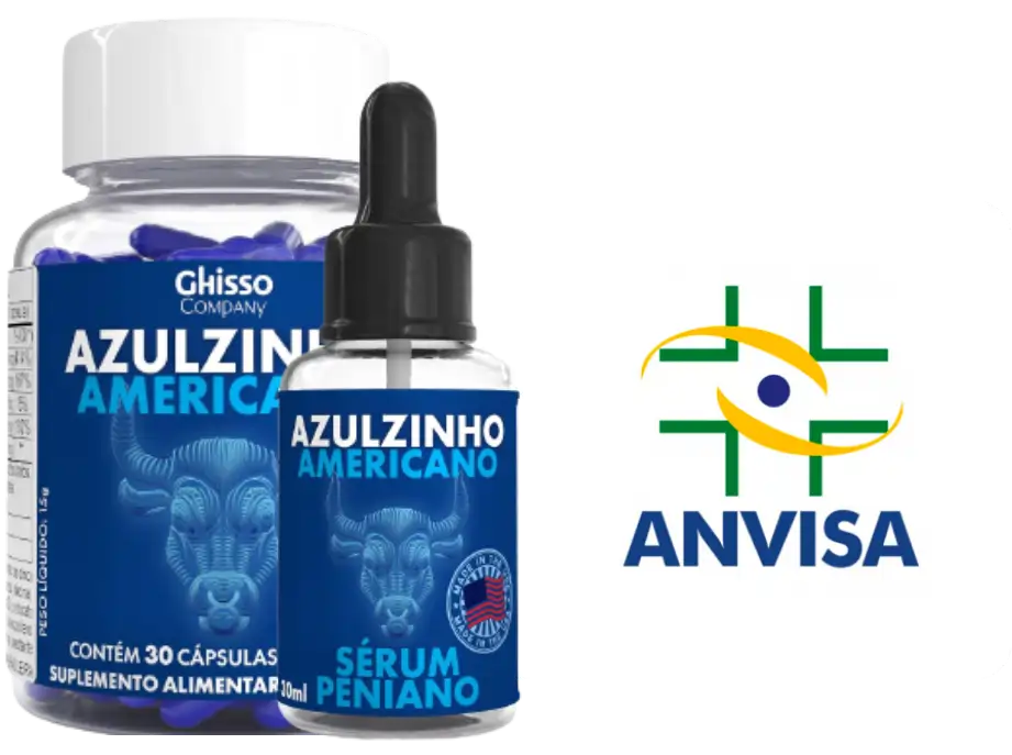 Azulzinho Americano Aprovado pela Anvisa